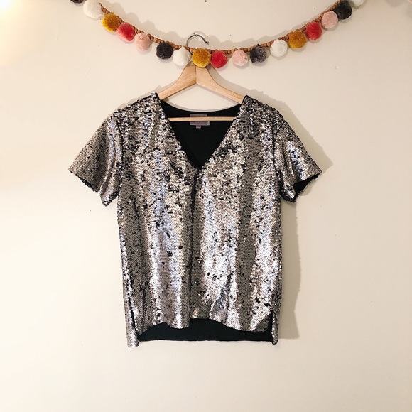 Anthropologie Tops - Anthro. Vanessa Virginia Sequin sz XS